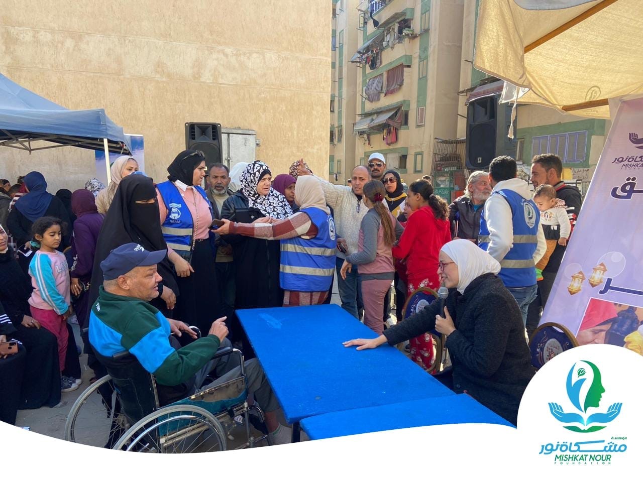 In celebration of the blessed month of Ramadan, the Mashkaat Noor Foundation launches 1000 micro-projects as part of the "People's Needs" and "Cleverness of Egypt" initiatives.