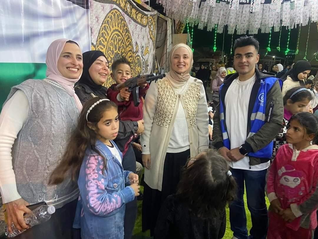 With pictures... Mishkat Noor organizes its annual iftar dinner in Arish with the attendance of thousands of Palestinians."