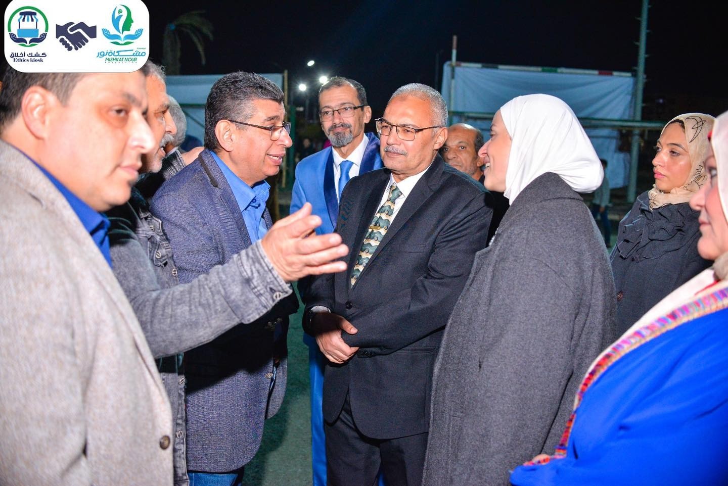 نظمت مؤسسة مشكاة نور حفل إفطار جماعي بمركز شباب القابوطي لأهالي حي الضواحي وحي الزهور والمناطق المجاورة، بمناسبة شهر رمضان المبارك وانتصارات أكتوبر المجيدة.