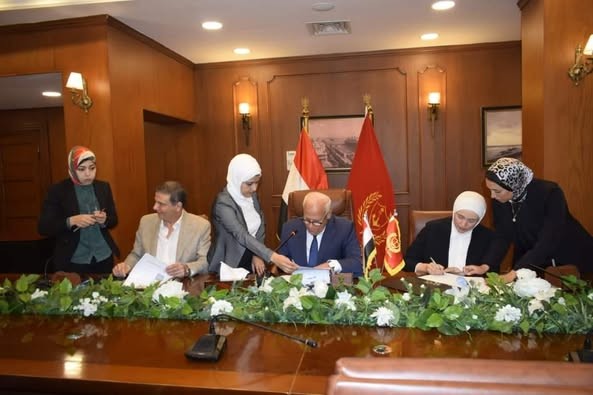 بروتوكول تعاون لدعم المشروعات الصغيرة بين محافظ بورسعيد ورئيس البنك الزراعي المصري ورئيس مجلس أمناء مؤسسة مشكاة نور