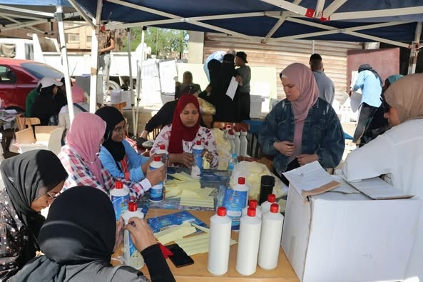 انتجت  "مشكاة نور" 21 ألف عبوة منظفات من صنع الأسر رقيقة الحال