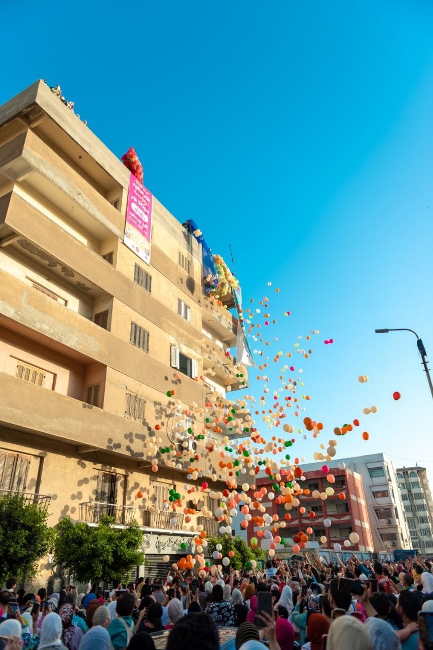 مؤسسة مشكاة نور تشارك أهالي بورسعيد احتفالهم بعيد الأضحى